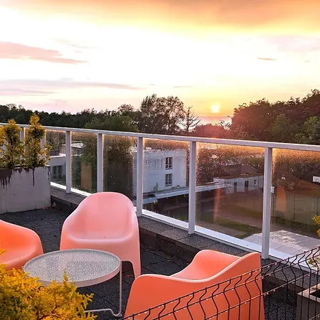 דירה 3mola Ku Morzu - Basen, Balkon Oraz Prywatny Taras Na Dachu, Free Parking, 150 Metrow Do Morza *